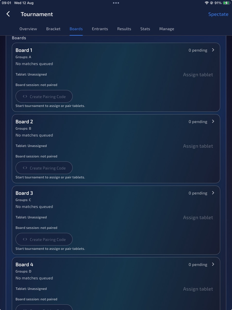 Assign boards clearly